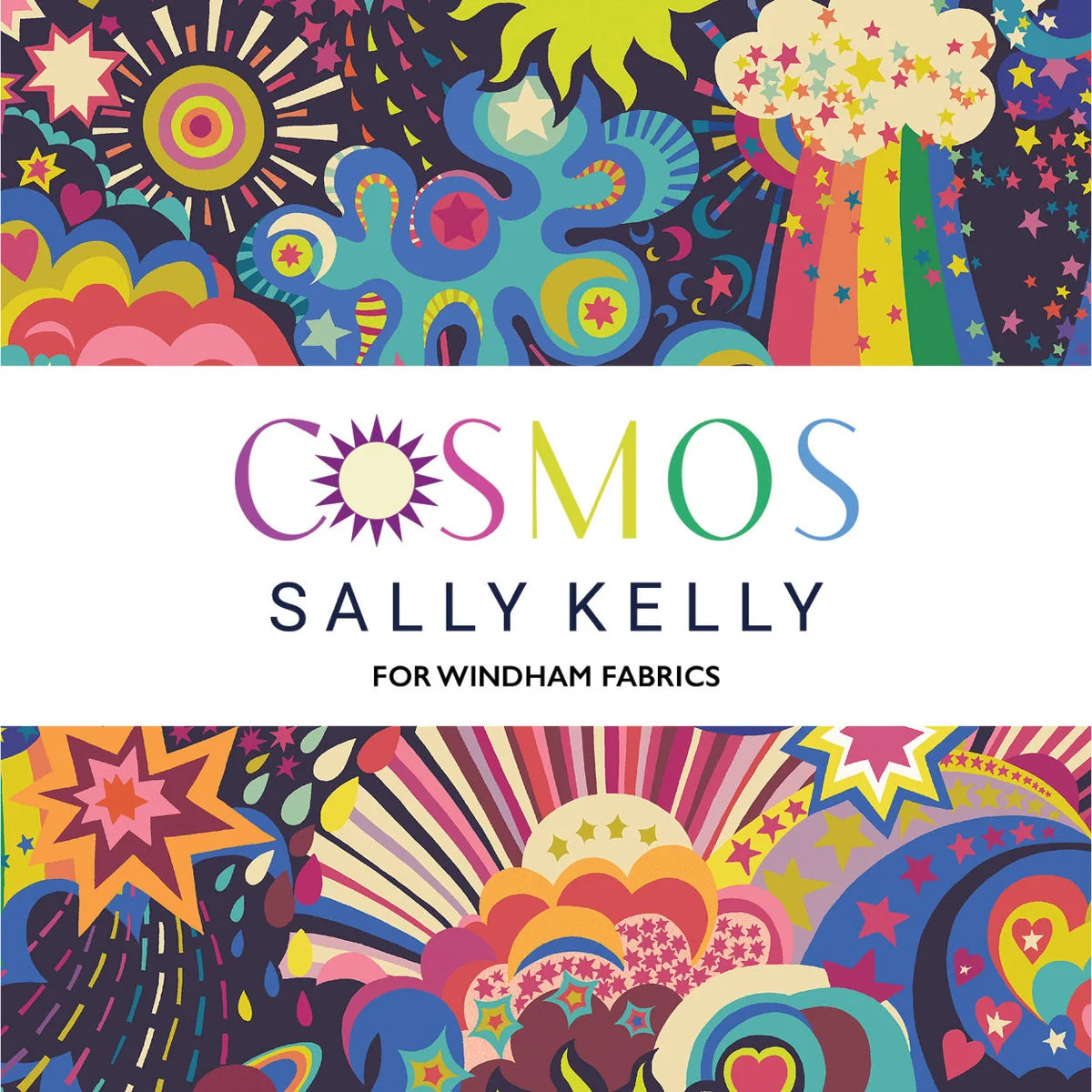 Pre-Order Sally Kelly | Cosmos - Starlight Moonbeam | Sold by the Half Yard