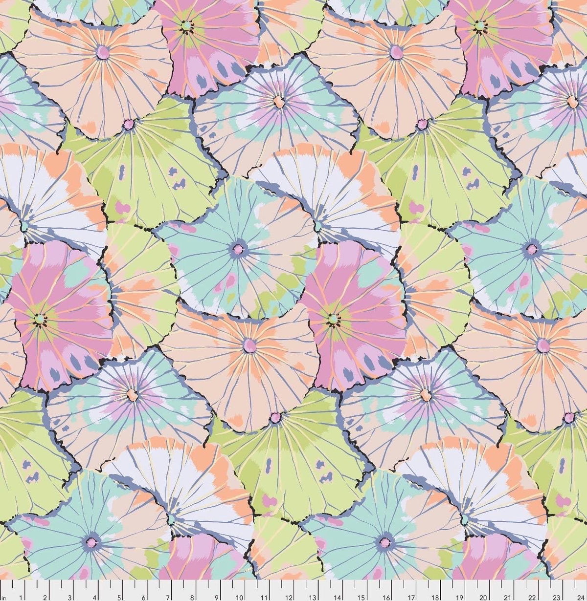 Lotus Leaf CONTRAST by Kaffe Fassett for the Kaffe Fassett Collective - Sold by Half Yard