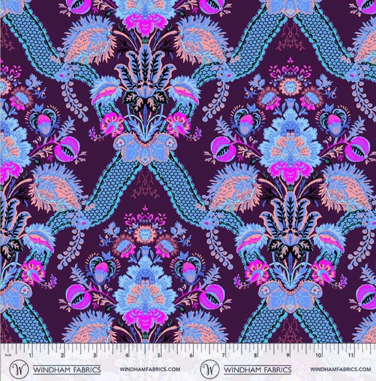 PRE-ORDER, Jennifer Paganelli Best Day Ever Mila Plum 55584-2, Windham Fabrics, 100% Cotton, January 2027 Release - Sold by Half Yard