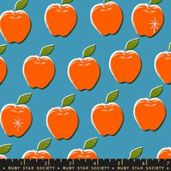 PREORDER RSS | Sparkle Shopper Apples in Vintage Blue | March 2027 | Half Yard