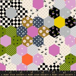 PREORDER RSS | Boo Valley -  Halloween Patchwork in Sarah Green | June 2027 | Half Yard
