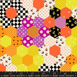 PREORDER RSS | Boo Valley - Halloween Patchwork in Cheddar | June 2027 | Half Yard