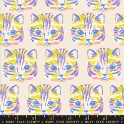 PREORDER RSS | Oops! All Cats -  Meow Meow in Neon Pink | May 2027 | Half Yard