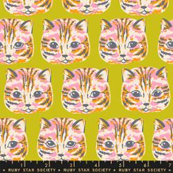 PREORDER RSS | Oops! All Cats -  Meow Meow in Pistachio | May 2027 | Half Yard