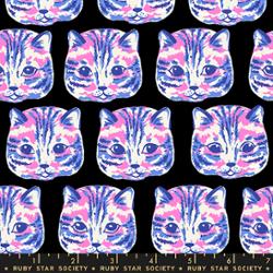 PREORDER RSS | Oops! All Cats -  Meow Meow in Black | May 2027 | Half Yard