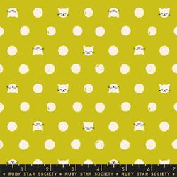 PREORDER RSS | Oops! All Cats -  Friskers in Pistachio | May 2027 | Half Yard