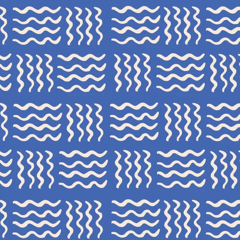 PREORDER March | Saltwater Lines Blue/Ivory by Cloud9 229877 | Sold by Half Yard