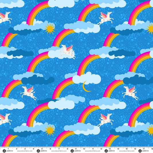 PRE-ORDER Nov 2026 | Menagerie by Alison Glass | Pegasus Pond | Half Yard