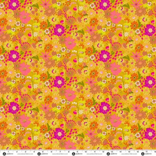 PRE-ORDER Nov 2026 | Menagerie by Alison Glass | Snail in Honey | Half Yard
