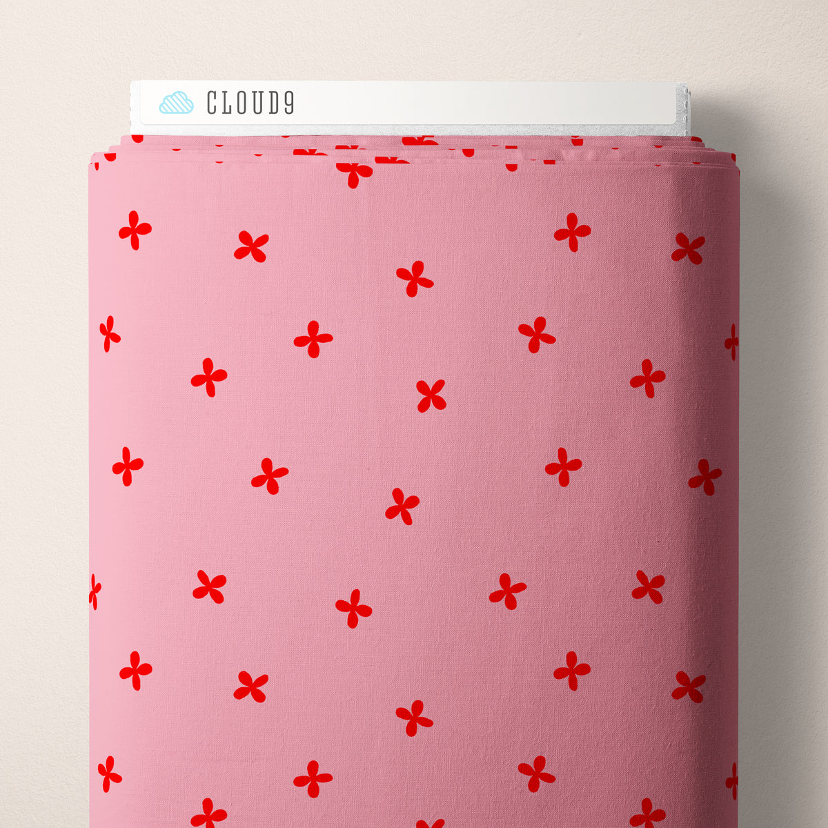 PREORDER March |Sand Dollars Pink/Red by Cloud9  229879 | Sold by Half Yard