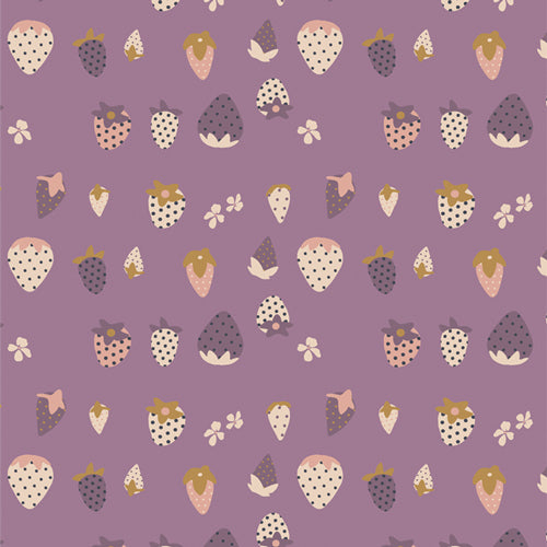 Art Gallery Fabrics | AGF Berry Picking & Stripes | Fat Quarter Set