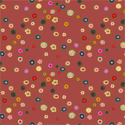PRE-Order Heather Ross | Boat Race - Beads Brown | Half Yard - March 2027