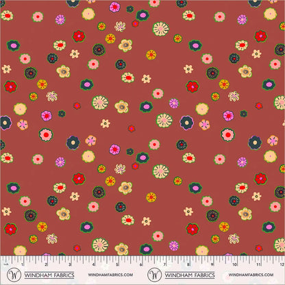 PRE-Order Heather Ross | Boat Race - Beads Brown | Half Yard - March 2027