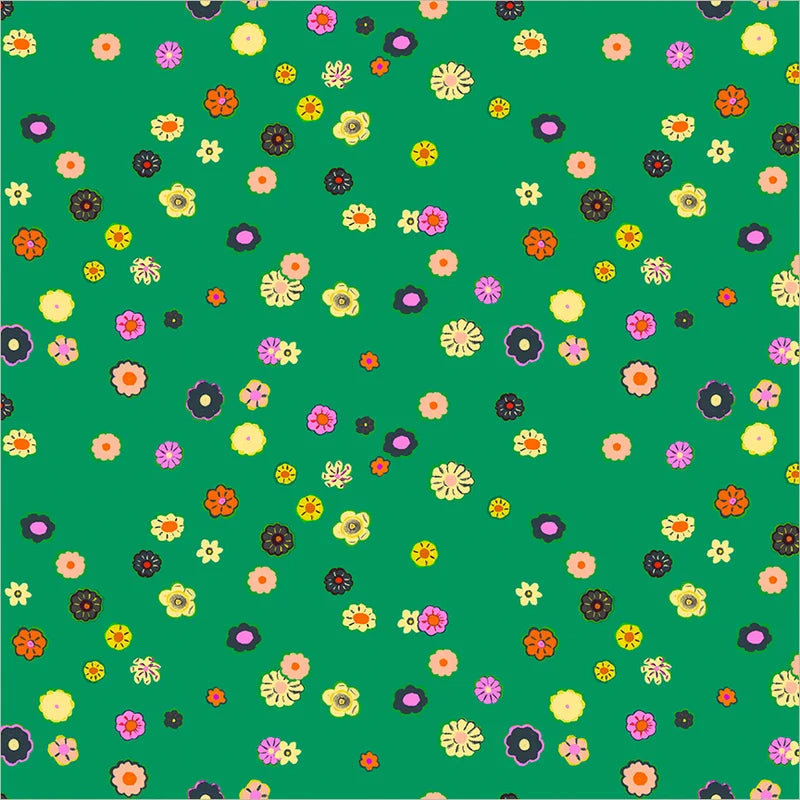 PRE-Order Heather Ross | Boat Race - Beads Jade | Half Yard - March 2027