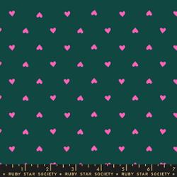 PREORDER RSS | Sparkle Shopper Hearts in Pine | March 2027 | Half Yard