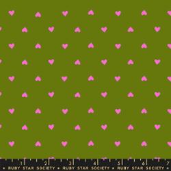 PREORDER RSS | Sparkle Shopper Hearts in Sprout | March 2027 | Half Yard