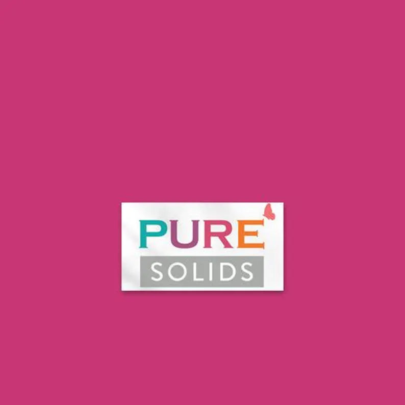Art Gallery Fabrics | Pure Solids | Raspberry Rose