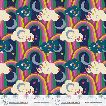 Pre-Order Sally Kelly | Cosmos - Deep Space Iris | Sold by the Half Yard