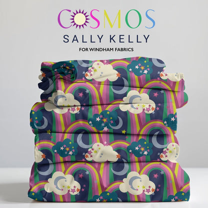 Pre-Order Sally Kelly | Cosmos - Deep Space Iris | Sold by the Half Yard