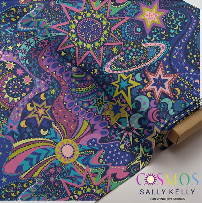 Pre-Order Sally Kelly | Cosmos - Deep Space Interstellar | Sold by the Half Yard