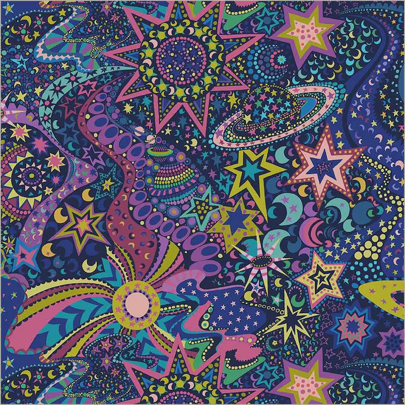 Pre-Order Sally Kelly | Cosmos - Deep Space Interstellar | Sold by the Half Yard