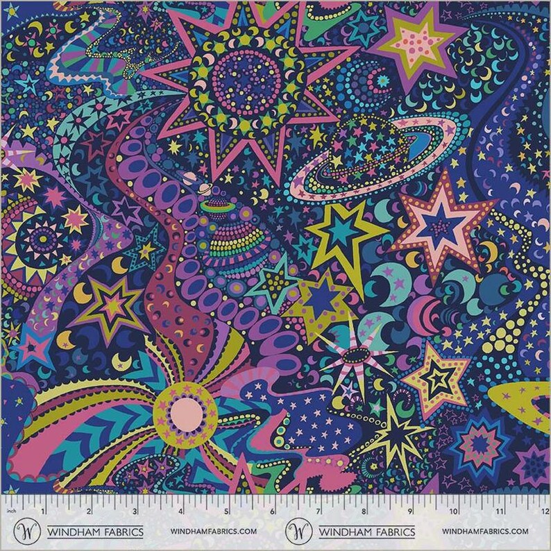 Pre-Order Sally Kelly | Cosmos - Deep Space Interstellar | Sold by the Half Yard