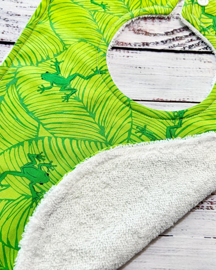 Frog Baby Bib Gift Set | Frog Bibs | Drool Bib | Boy Baby Bibs | Boy Drool Bibs | New Baby Gift | Baby Gift | Florida Baby Bib