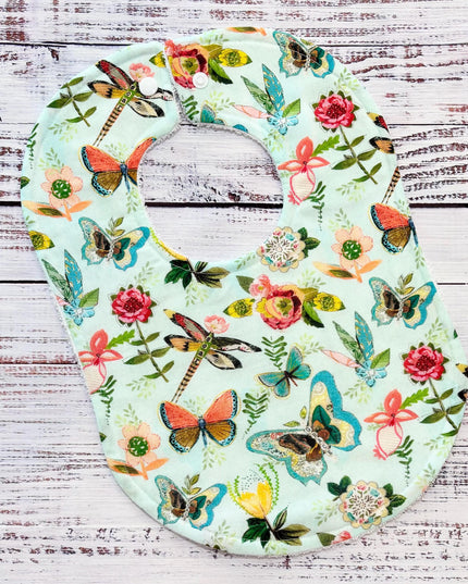 Baby Bibs - Baby Bib Set - Girl Bibs - Girl Baby Bibs - Snail Baby Bibs - Bibs - Baby Girl Gift - Baby Shower Gift - Baby's Christmas Gift