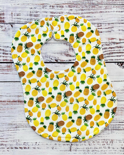 Baby Bibs - Baby Boy Bibs - Aloha Bib - Baby Pineapple - Baby Shower Gift - Baby's First Christmas Gift - Gender Neutral Baby Bib - Hawaiian