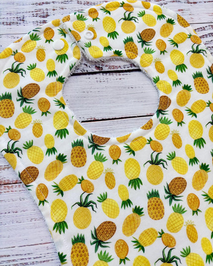 Baby Bibs - Baby Boy Bibs - Aloha Bib - Baby Pineapple - Baby Shower Gift - Baby's First Christmas Gift - Gender Neutral Baby Bib - Hawaiian
