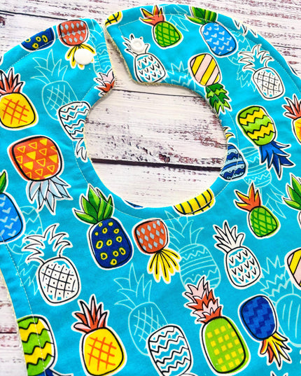 Baby Bibs - Baby Boy Bibs - Aloha Bib - Pineapple Bib - Pineapples - Baby Shower Gift - Baby's Christmas Gift - Baby Bib Set - Hawaiian