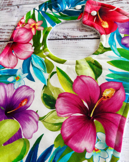Baby Bibs - Baby Girl Bibs - Aloha Bibs - Bibs - Hawaiian Bib - Hula Girl - Baby Shower Gift - Baby Christmas Gift - Aloha Baby - Hawaiian
