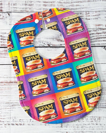 Baby Bibs - Gender Neutral Bibs - SPAM - Baby Shower Gift - Baby's First Christmas Gift - New Baby Gift - Baby Christmas Gift - Bibs