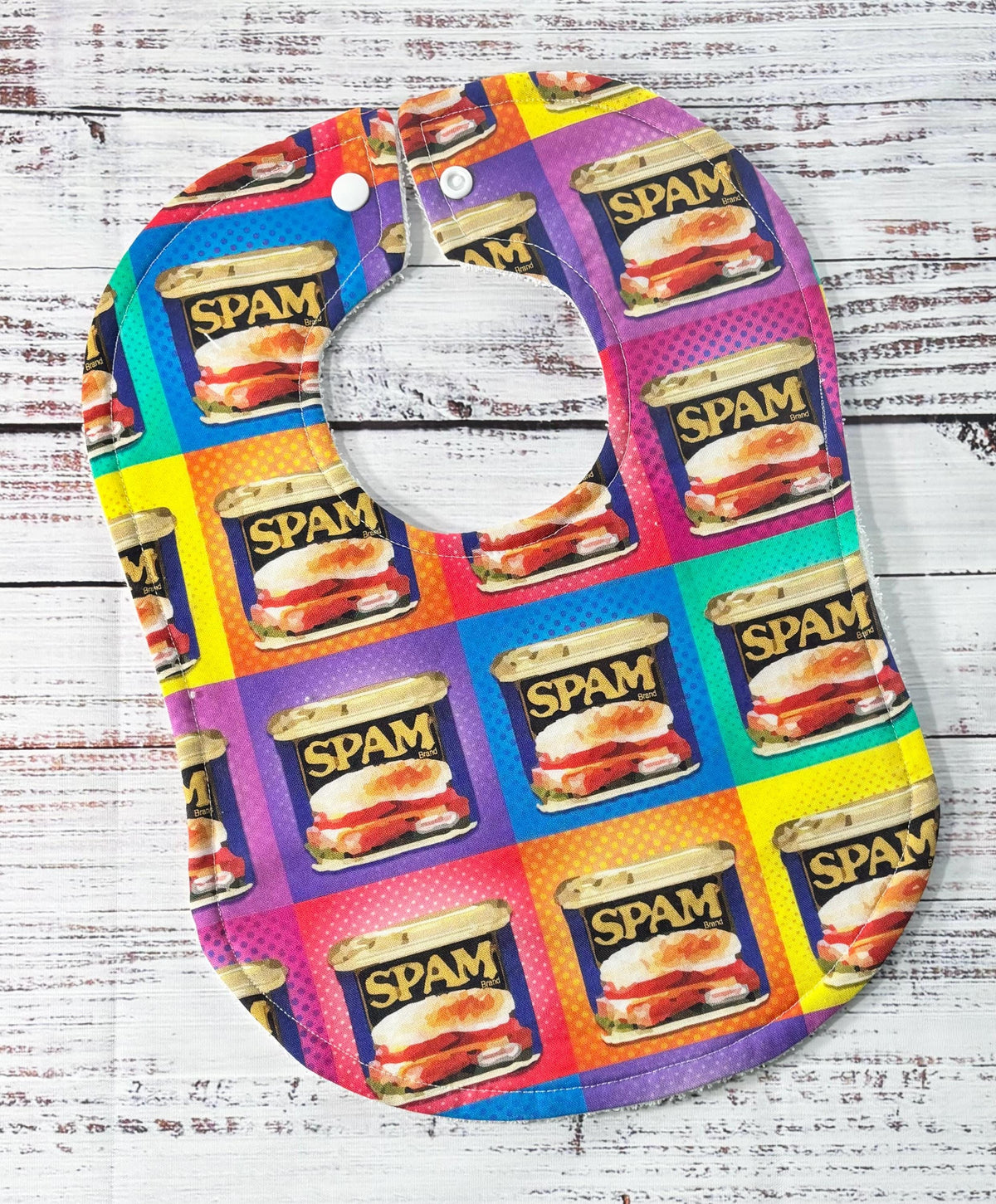 Baby Bibs - Gender Neutral Bibs - SPAM - Baby Shower Gift - Baby's First Christmas Gift - New Baby Gift - Baby Christmas Gift - Bibs