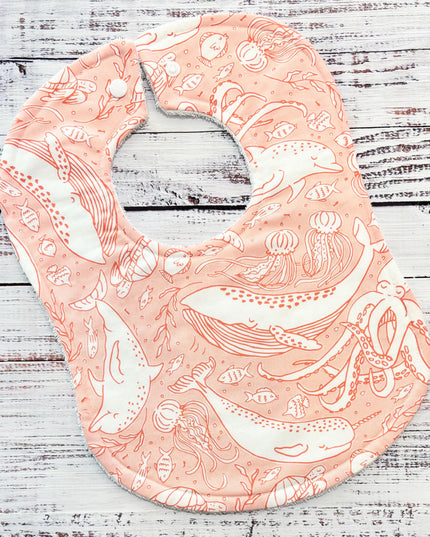 Tropical Baby Bibs | Hawaiian Baby Bib | Baby Whales | Hula Baby Bib | Drool Bibs | Girl Baby Bib Gift Set | Toddler Bibs | New Baby Gift