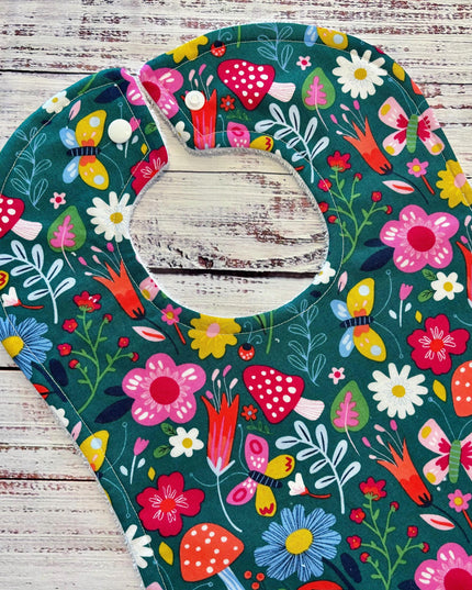 Baby Bibs - Baby Girl Bibs - Flower Bibs - Bibs - Strawberry Bib - Baby Strawberry - Baby Shower Gift - Baby Christmas Gift - Baby Gift