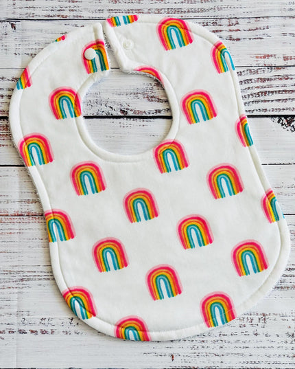 Baby Bibs - Baby Girl Bibs - Aloha Bibs - Bibs - Tropical Baby Bib - Rainbows - Baby Shower Gift - Baby Christmas Gift - Aloha Baby - Hawaii