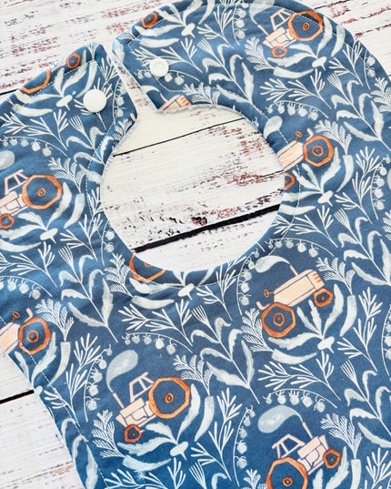 Farm Baby Bibs - Baby Bib Set - Baby Tractors - Tractor Bib - Tractors Bib - Farm Bib - Baby Shower Gift - Baby's Christmas Gift