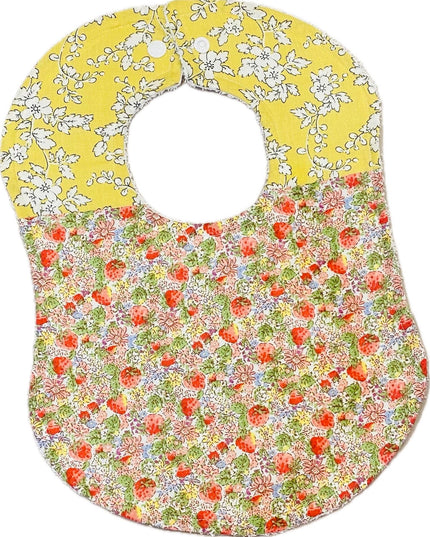 Baby Bibs - Baby Girl Bibs - Baby Strawberry - Strawberries - Strawberry Baby Bibs - Baby Shower Gift - Baby Christmas Gift - Baby Gift