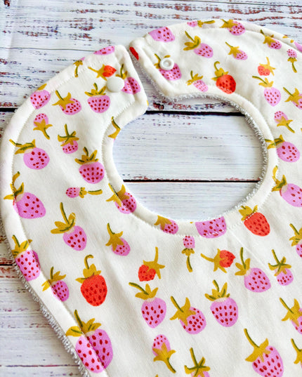 Baby Bibs - Baby Girl Bibs - Popsicle - Strawberries - Strawberry Baby Bibs - Baby Shower Gift - Baby Easter Gift - Baby Gift - Berry Bib