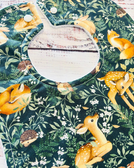 Baby Bibs - Deer Bibs - Fox Bib - Bunny Bib - Squirrel Bib - Woodland Animal Bib - Baby Shower Gift - Baby's First Christmas Gift