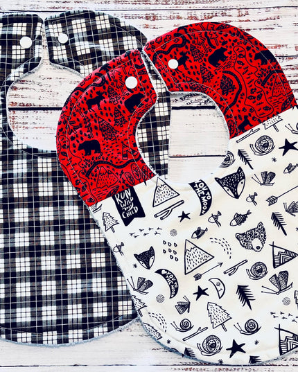Baby Bibs - Baby Bib Set - Christmas Baby Bibs - Christmas Bibs - Bibs - Baby Shower Gift - Baby's First Christmas Gift - Winter Animals