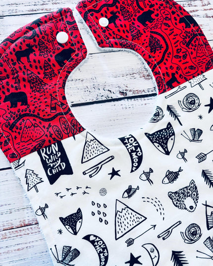 Baby Bibs - Baby Bib Set - Christmas Baby Bibs - Christmas Bibs - Bibs - Baby Shower Gift - Baby's First Christmas Gift - Winter Animals