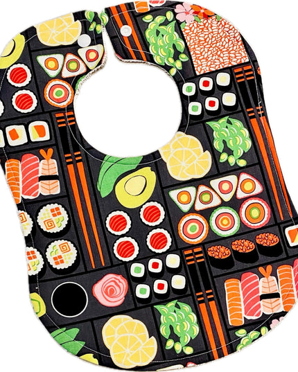 Baby Bibs - Baby Boy Bibs - Aloha Bib - Sushi Bib - Sushi - Baby Shower Gift - Baby's First Christmas Gift - Baby Bib Set - Hawaiian