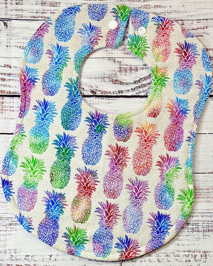 Baby Bib and Burp Cloth - Baby Bibs - Pineapple Bib - Pineapples - Baby Shower Gift - Baby's First Christmas Gift