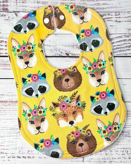Baby Bib Gift Set | Bibs | Drool Bib | Girl Baby Bibs | Girl Drool Bibs | New Baby Gift | Baby Gift | Baby Rabbits | Baby Bears