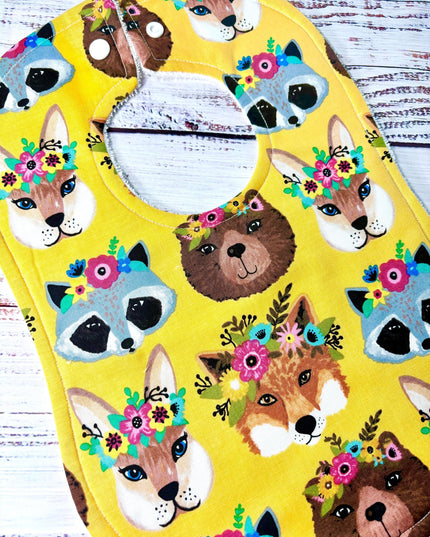 Baby Bib Gift Set | Bibs | Drool Bib | Girl Baby Bibs | Girl Drool Bibs | New Baby Gift | Baby Gift | Baby Rabbits | Baby Bears