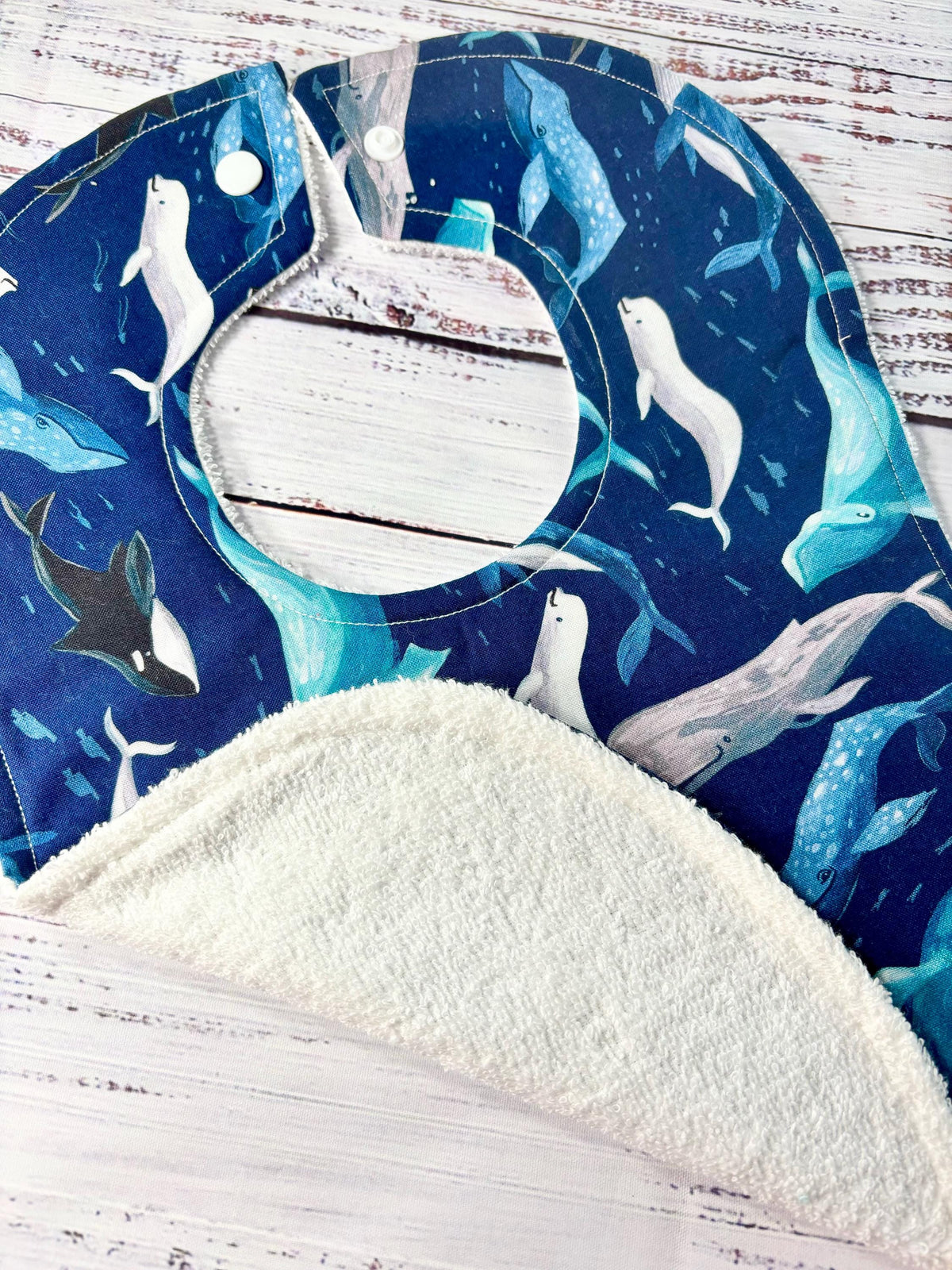 Baby Bibs - Baby Boy Bibs - Aloha Bib - Whale Bib - Whales - Baby Shower Gift - Baby's First Christmas Gift - Baby Bib Set - Hawaiian