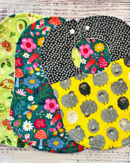 Avocado Baby Bibs | Baby Bibs | Fruit Baby Bibs | Drool Bibs | Strawberry Baby Bib | Avocado Drool Bib | Girl Baby Bibs | Girl Bib Gift Set