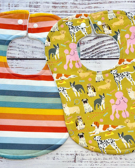 Baby Bib | Dog Bibs | Puppies | Dog Houses | Baby Boy Bibs | Spotted Dog | Neutral Nursery | Baby Gift